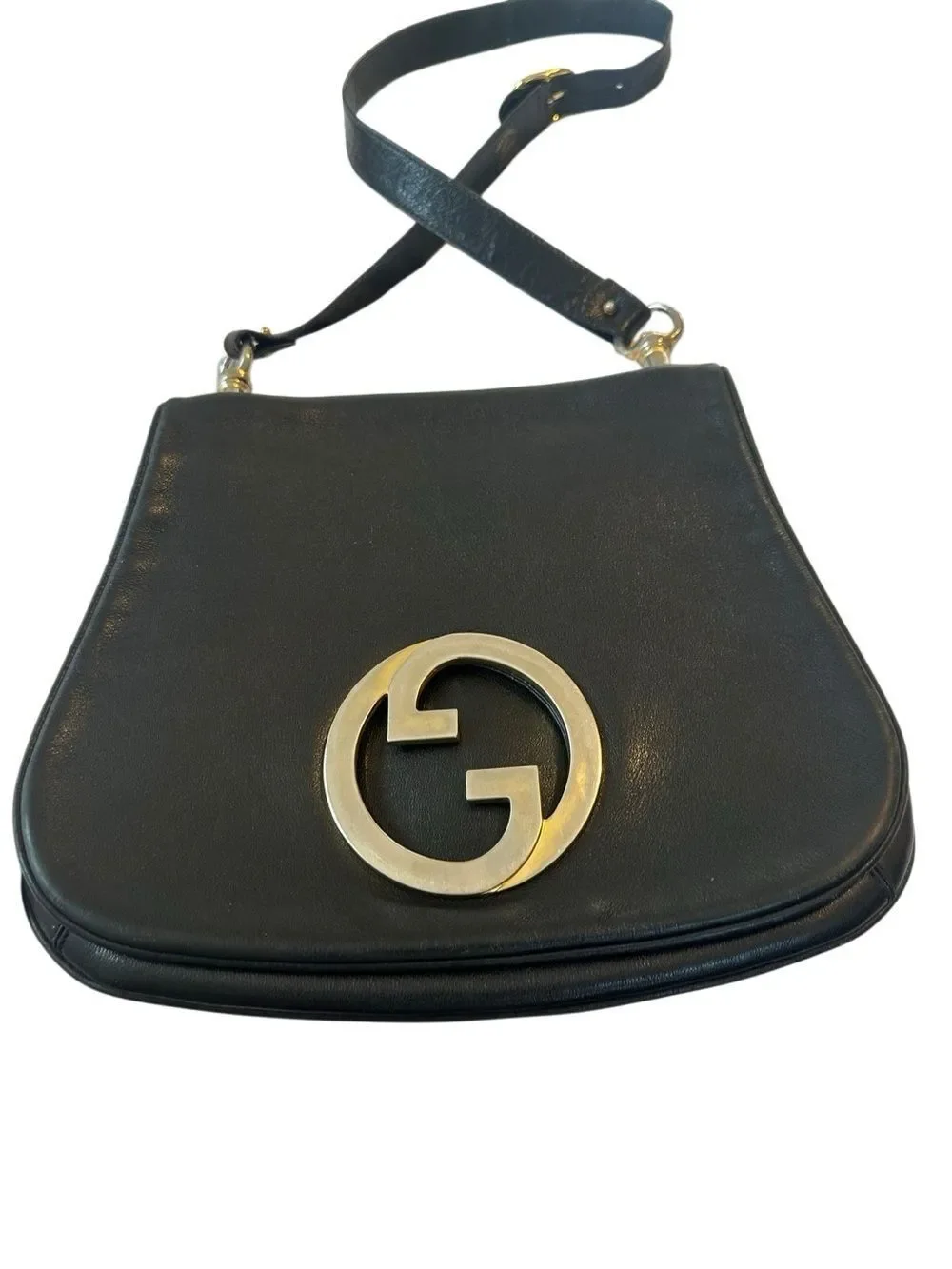 Gucci black leather